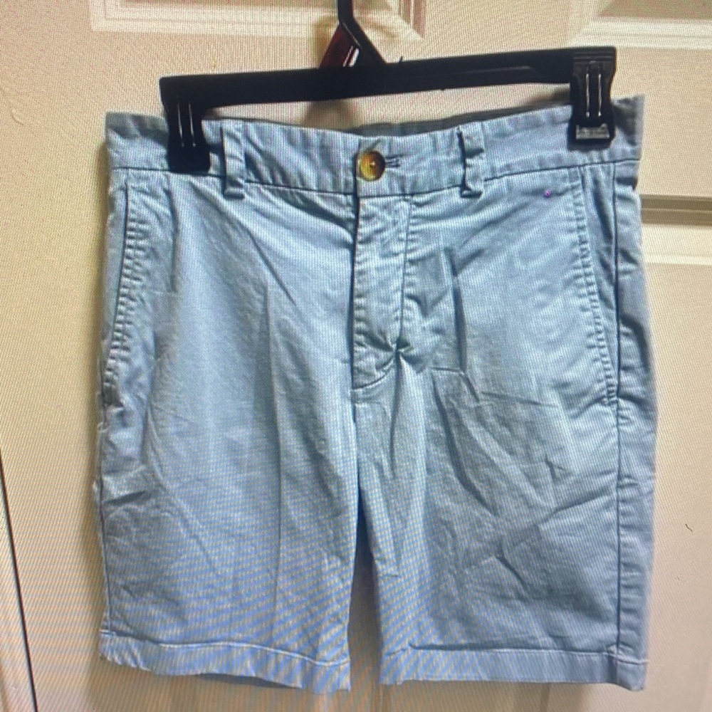 Vineyard Vines Light Blue Men's Flat Front Shorts